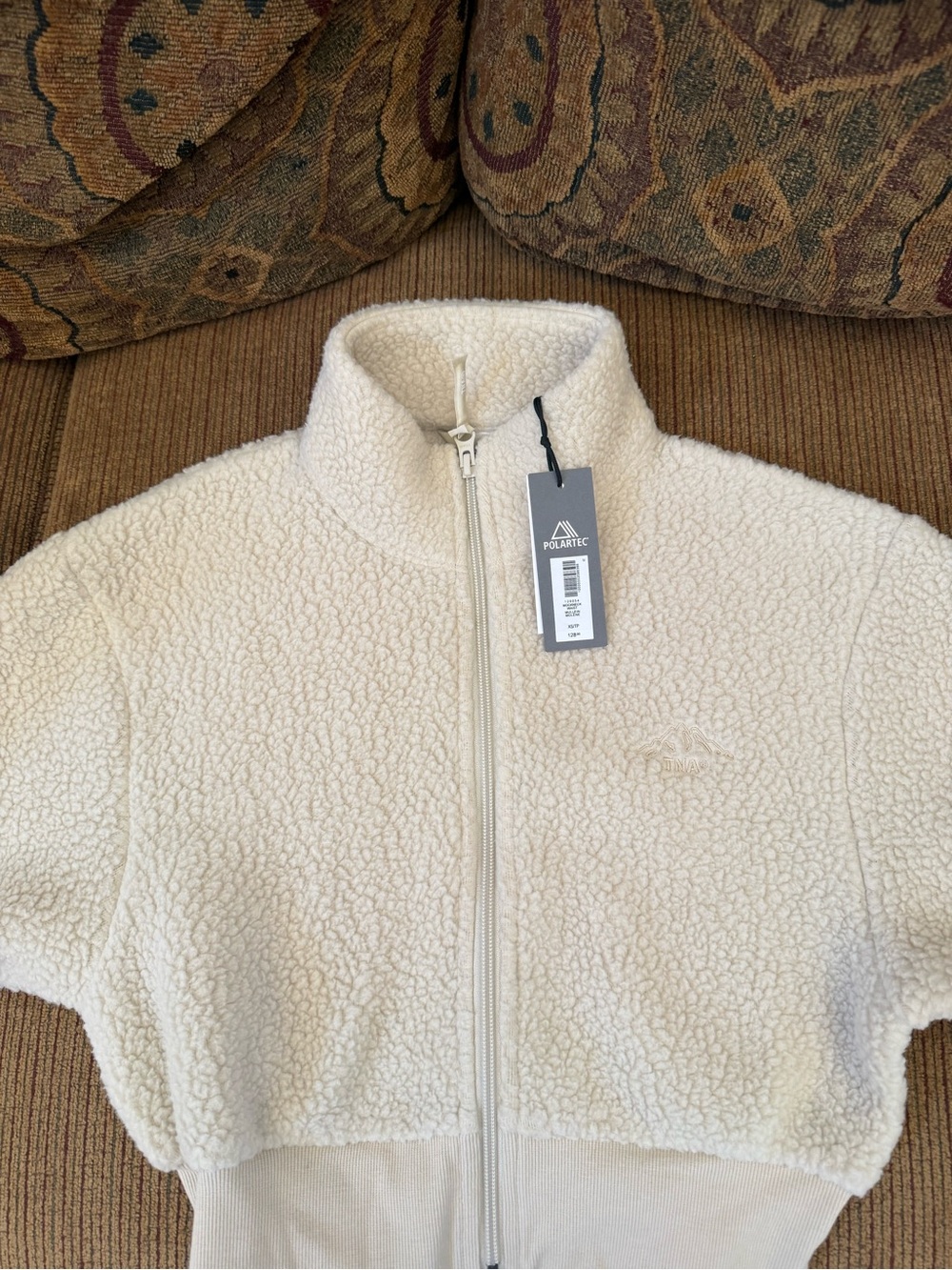 Polartec Women's Cream Sherpa Full-Zip Jacket